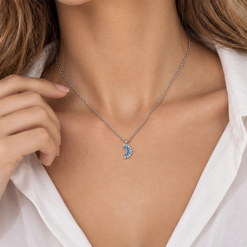 Sun and Moon Necklace,Magnetic Pendant Necklace for Couples